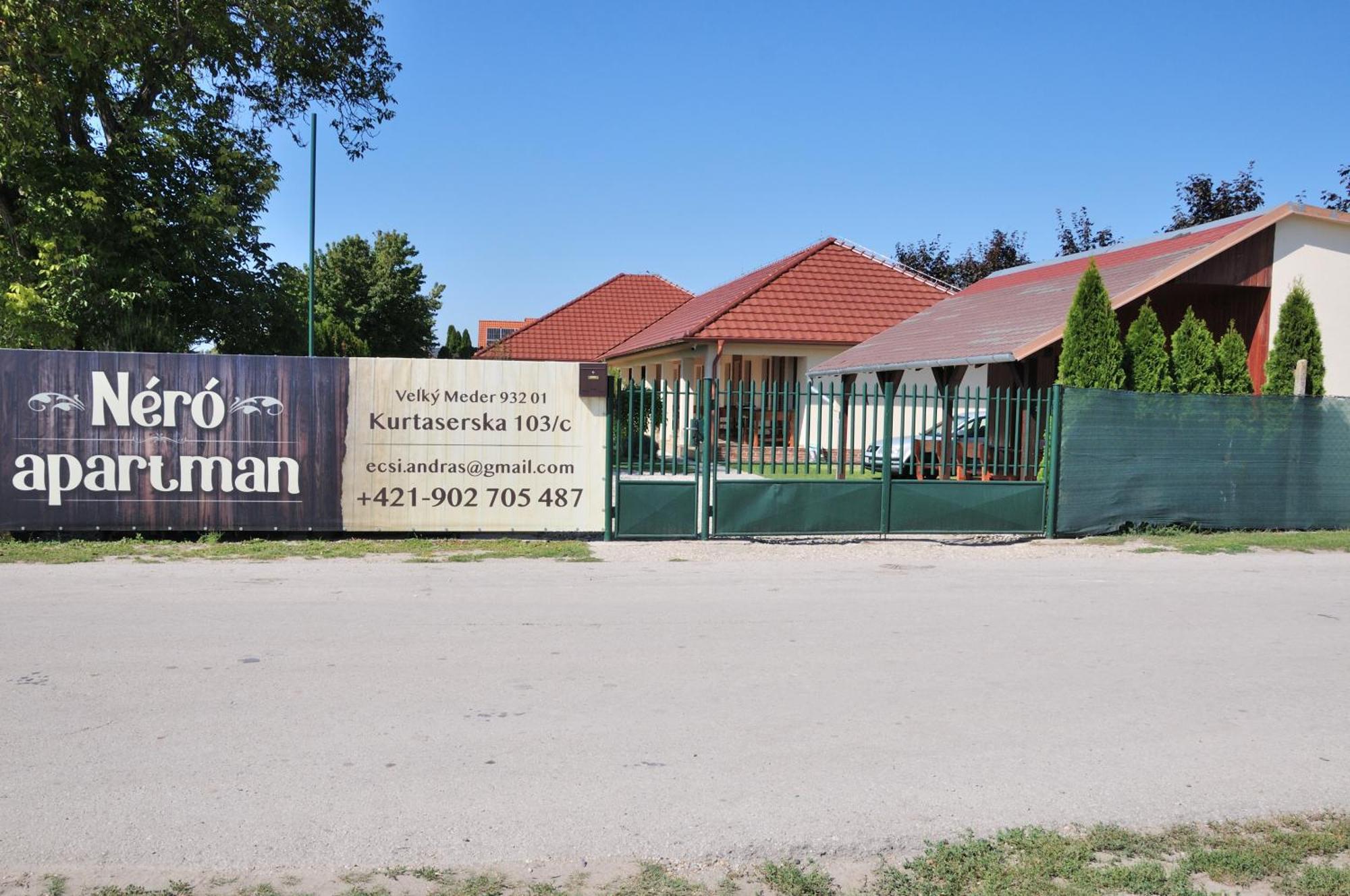 Néró Apartman Velky Meder Exterior foto